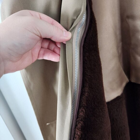 Botany 500 Tan Removable Lining Trench Coat - Picture 8 of 12
